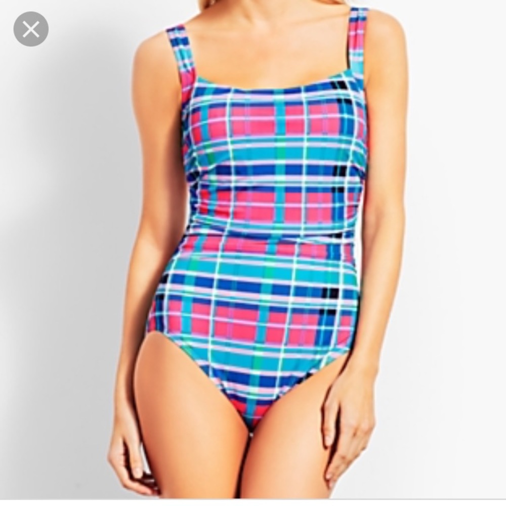 NWT-Talbots Cabana Lemonade Swimsuit